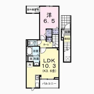 花水木【2階】の間取り