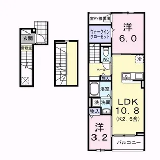 花水木【3階】の間取り