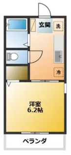 セントラルヒルズB 【2階】の間取り