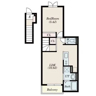 シエルノクターンⅡ【2階】の間取り