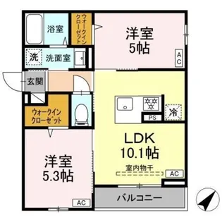 Asset−Court曙町【3階】の間取り