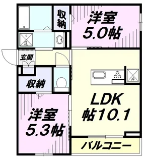 Asset−Court曙町【3階】の間取り