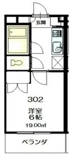 メゾンM&K【3階】の間取り