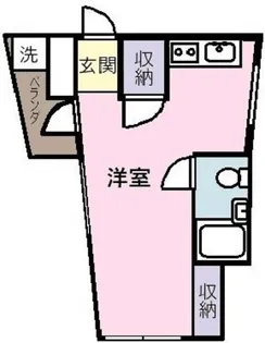 1Rの間取り画像