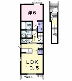 ベル・オーブ【2階】の間取り