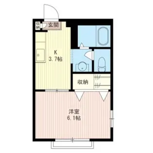 レヨン ド ソレイユ【1階】の間取り