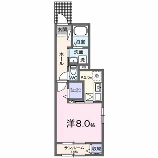 ハーベスト【1階】の間取り
