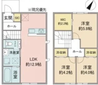 プラムハウス 【1階】の間取り