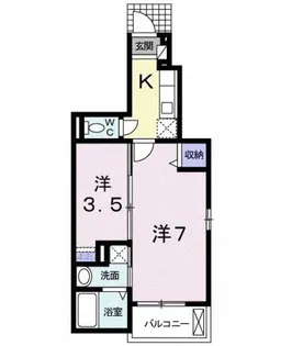 ドエル80【1階】の間取り