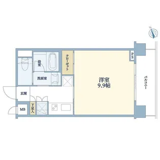 ダイナシティ立川【204号室】の間取り