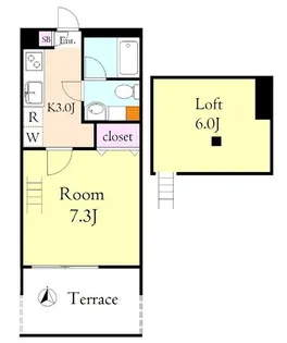 Sun Viale Asuka【1階】の間取り