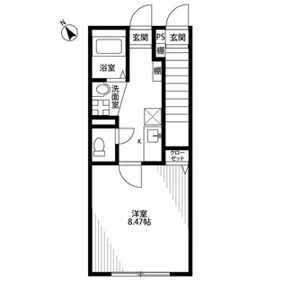 アムール エタン【1階】の間取り