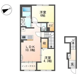 La Recolte (ラ レコルト)【2階】の間取り