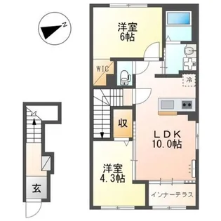 La Recolte (ラ レコルト)【2階】の間取り