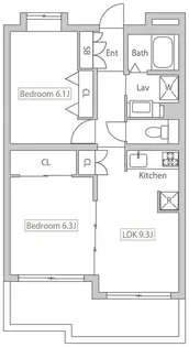 PLENDY−HILLS高幡不動【2階】の間取り