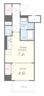エルデ国立【2階】の間取り