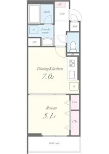 ファルケ ヴィラ【2階】の間取り
