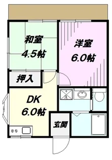 コーポエス 【2階】の間取り