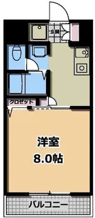 ホワイトレジデンス【3階】の間取り