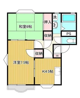 スカイセフィラ【2階】の間取り