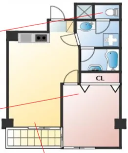 田中ビル【2階】の間取り