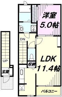 プレシャス19【2階】の間取り