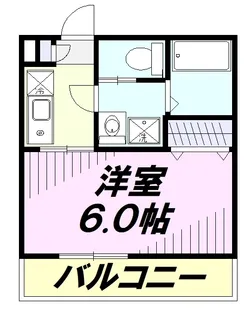 フルセイル羽衣町【202号室】の間取り