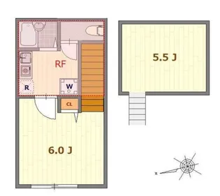 バーミープレイス国分寺【2階】の間取り