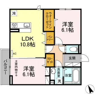 アヴニール【3階】の間取り