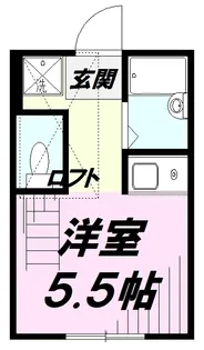 マルケサス立川【1階】の間取り