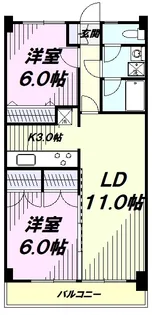 モンテローザ【5階】の間取り