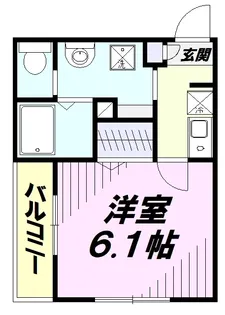 Forest Park Hills【2階】の間取り