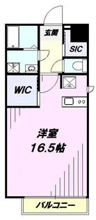 カリーノ玉川上水【3階】の間取り