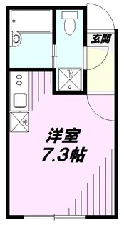 レントハウスフッサ860【1階】の間取り