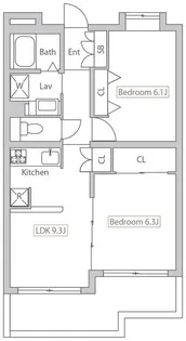 PLENDY−HILLS高幡不動【2階】の間取り