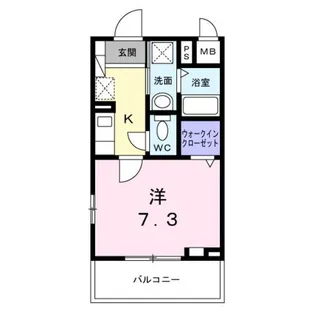 ベルカーサ【2階】の間取り