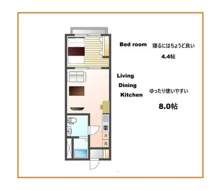 carpe恋ヶ窪(カルぺコイガクボ)【303号室】の間取り