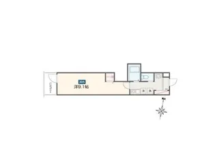 クラブレジデンス東青梅【305号室】の間取り