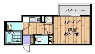 リヴテラス立川【1階】の間取り