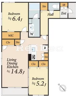 ヴェラビスタ【205号室】の間取り