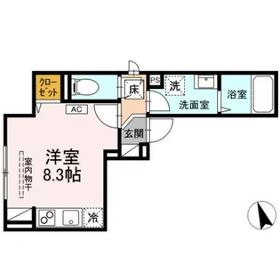 Bell Ⅱ【101号室】の間取り