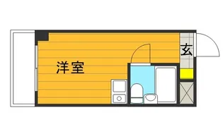 パルタージュ立川【506号室】の間取り