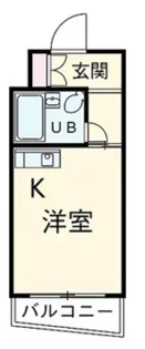 シャローム国分寺【102号室】の間取り