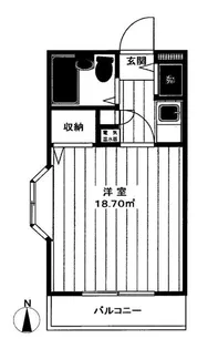 アメニティ・93 【701号室】の間取り