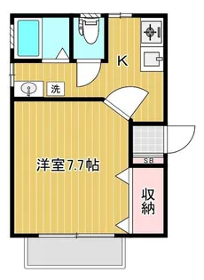 第9スザキハイツ【1階】の間取り