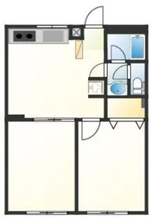 ル・ベーヌ【1階】の間取り