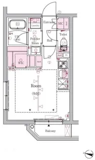 HY’s 国分寺南町【501号室】の間取り
