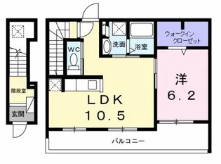 ジェルメ フェリシア【2階】の間取り