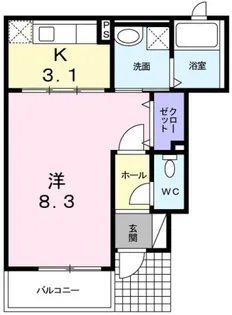 メゾン・リュミエール【1階】の間取り