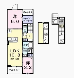 ル・ソレイユ【3階】の間取り
